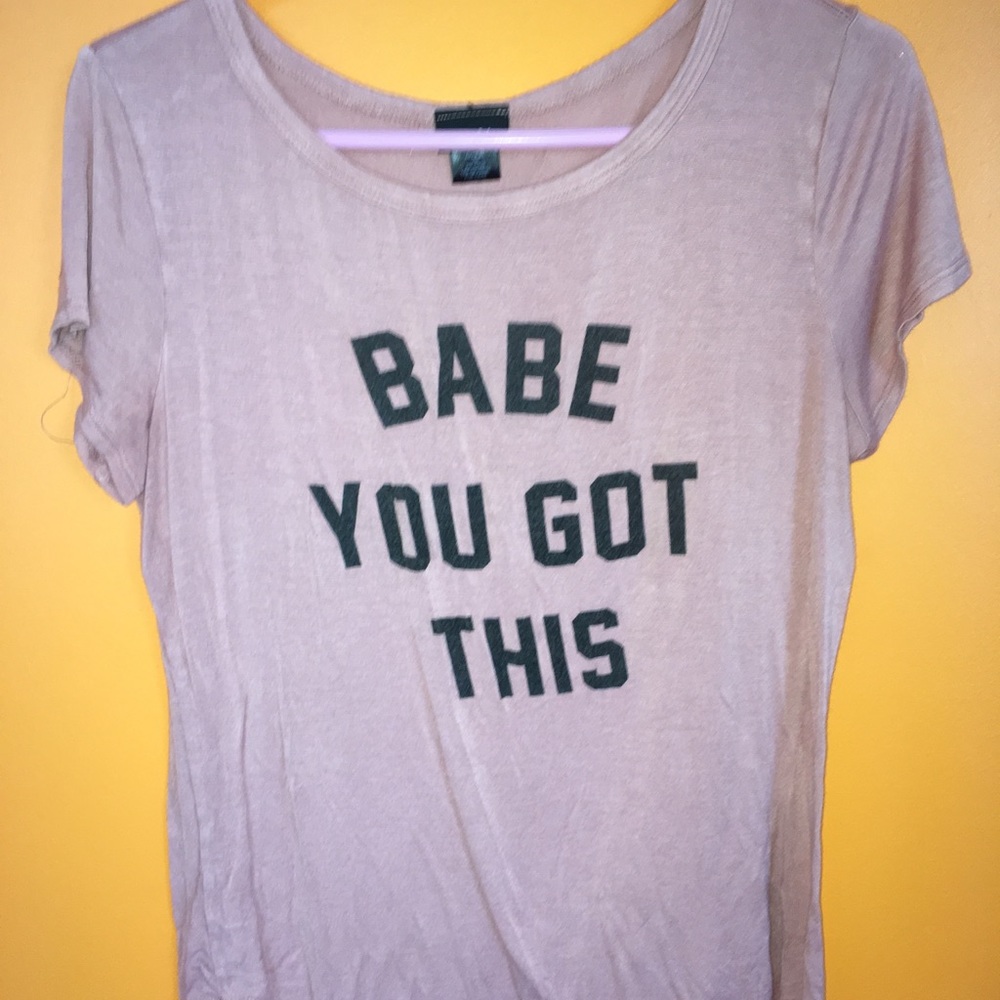 Pink tee shirt